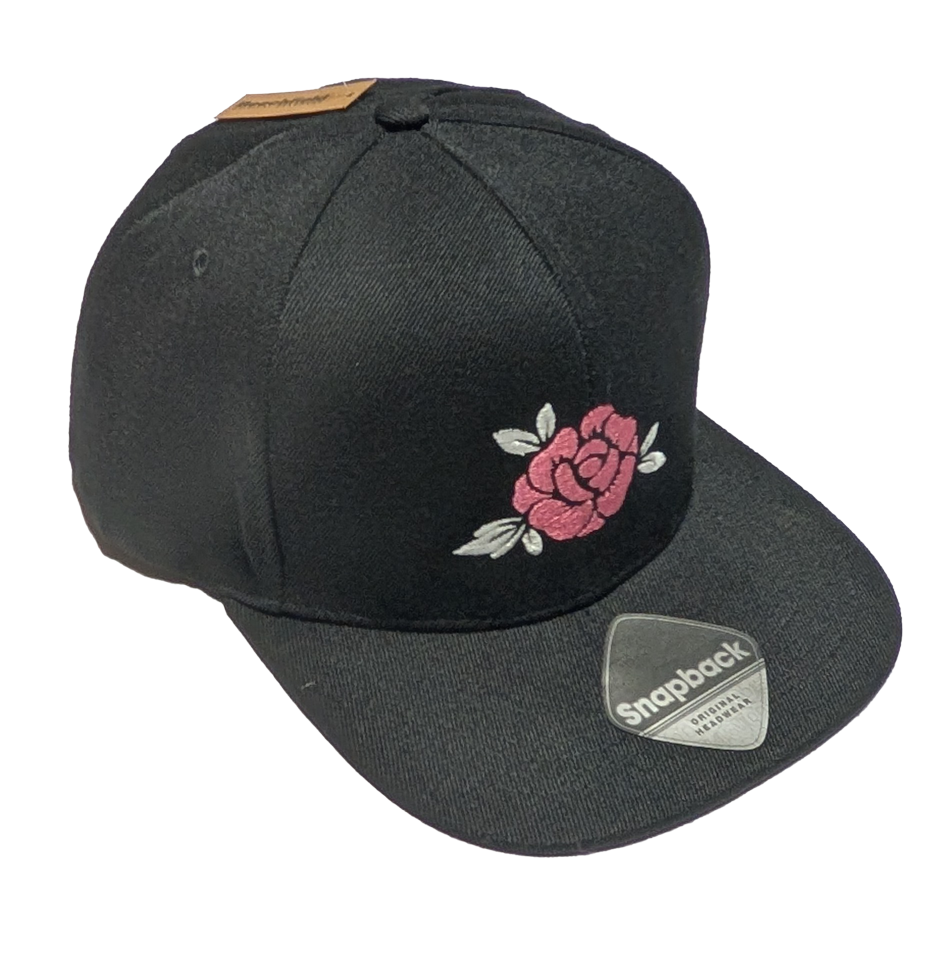 Snapback Cap Rose | Beidseitig bestickt