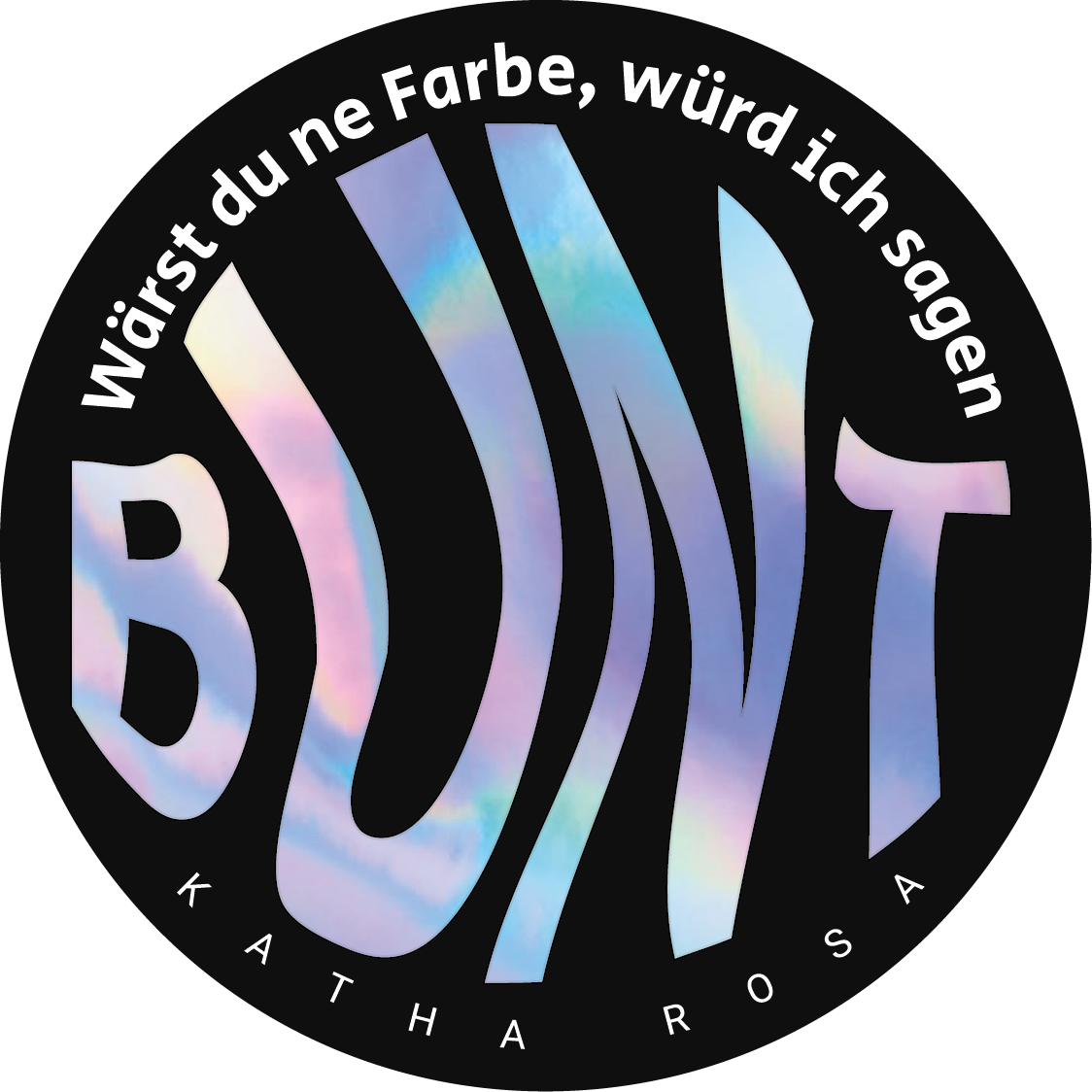 5x Aufkleber - Bunt