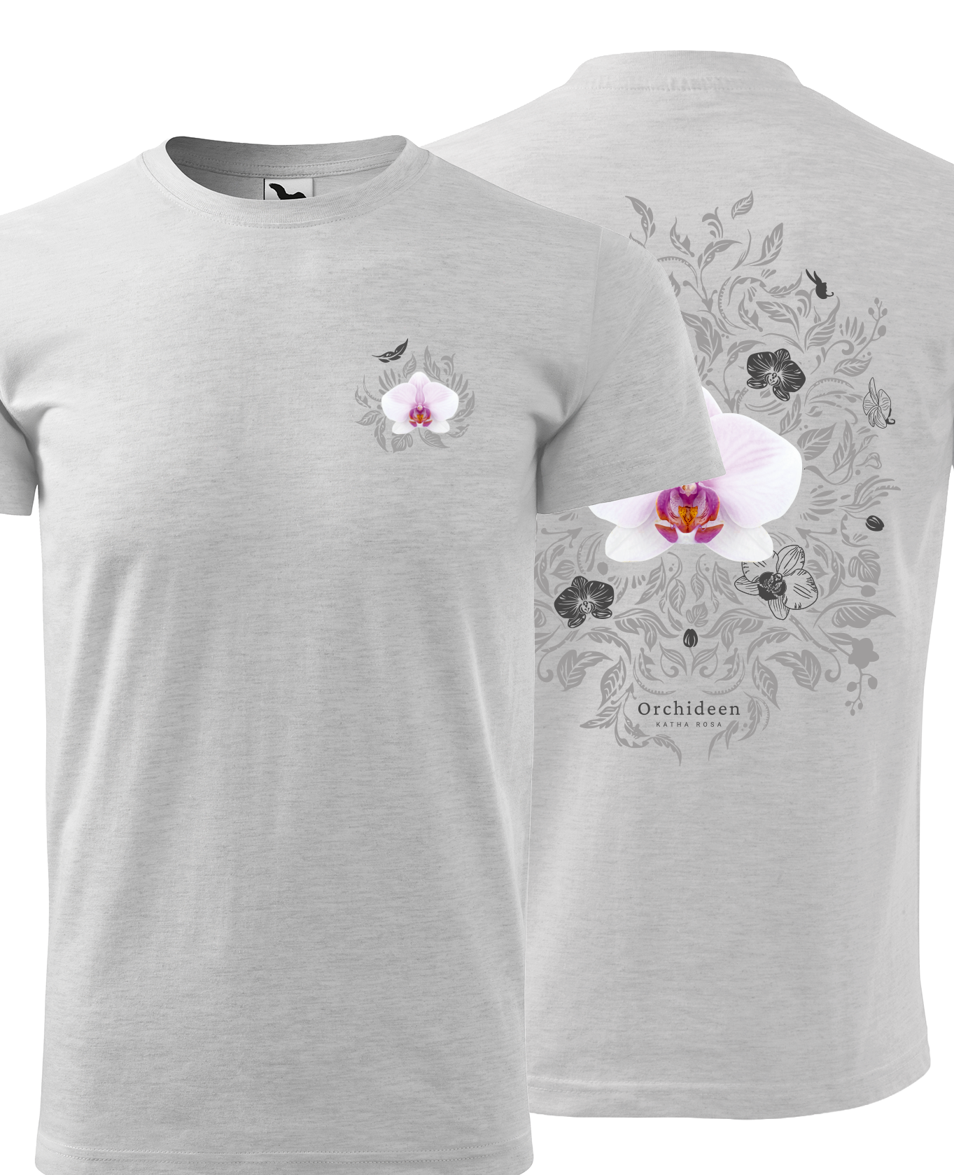 Shirt - Orchideen - Katha Rosa