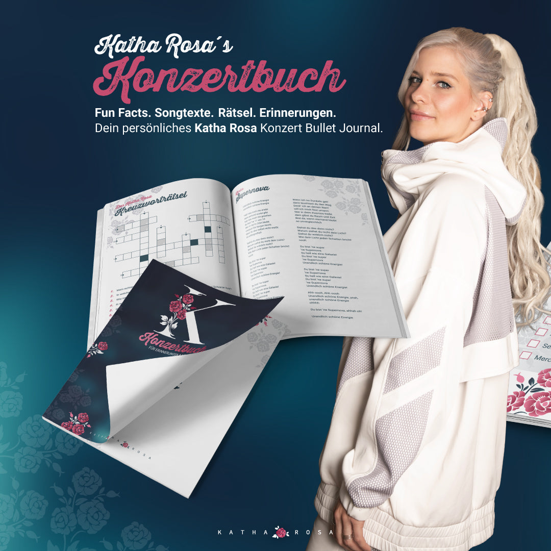 Konzertbuch - dein Erinnerungs-Heft für alles, was live passiert