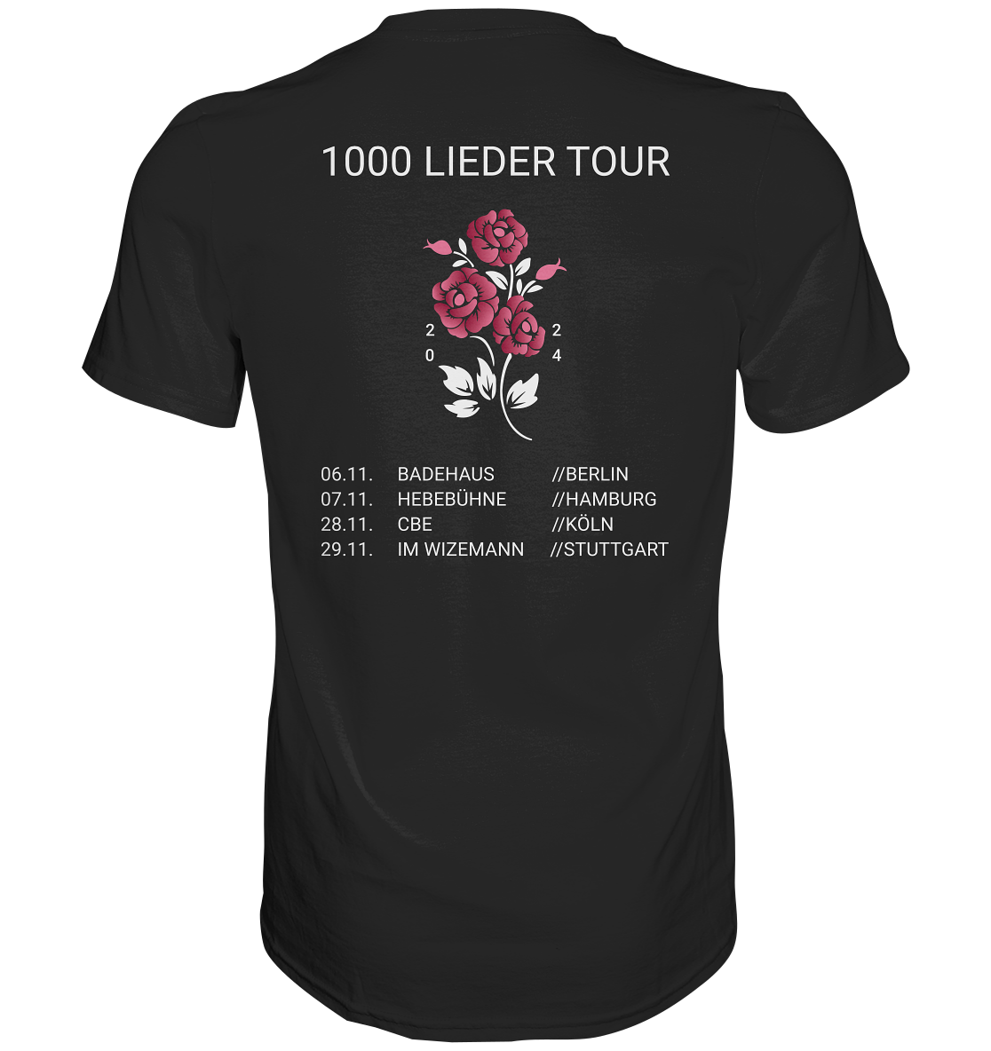 1.000 Lieder Tour - Tourshirt