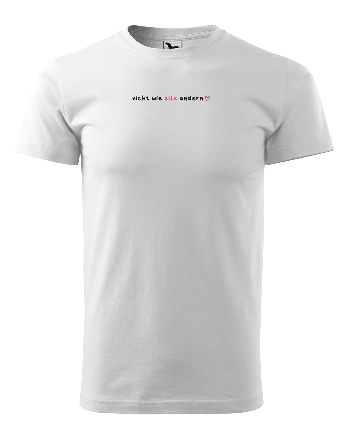Blumenpaar T-Shirt Unisex weiß – Vorderseite