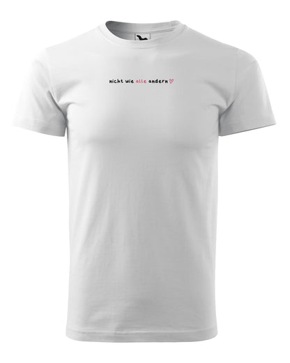 Blumenpaar T-Shirt Unisex weiß – Vorderseite